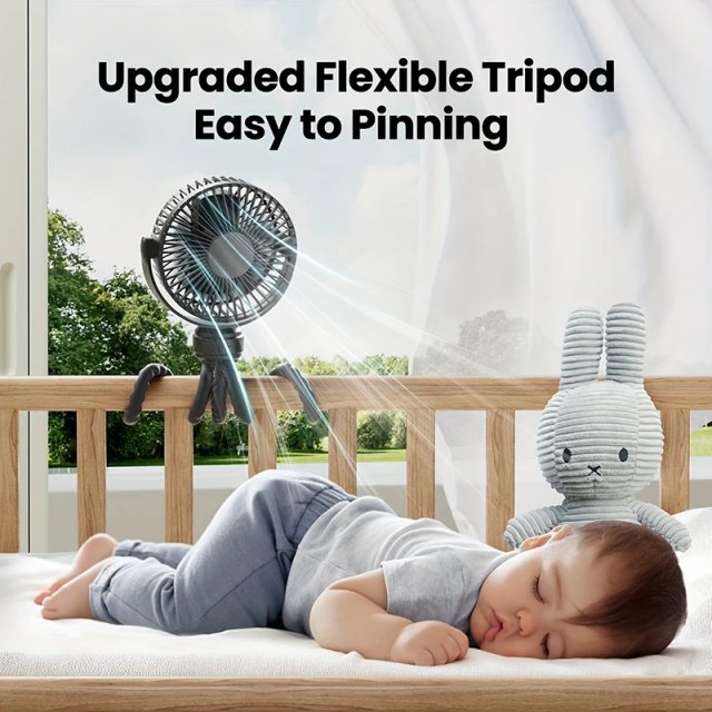 Mini Portable Stroller Fan - Image 5