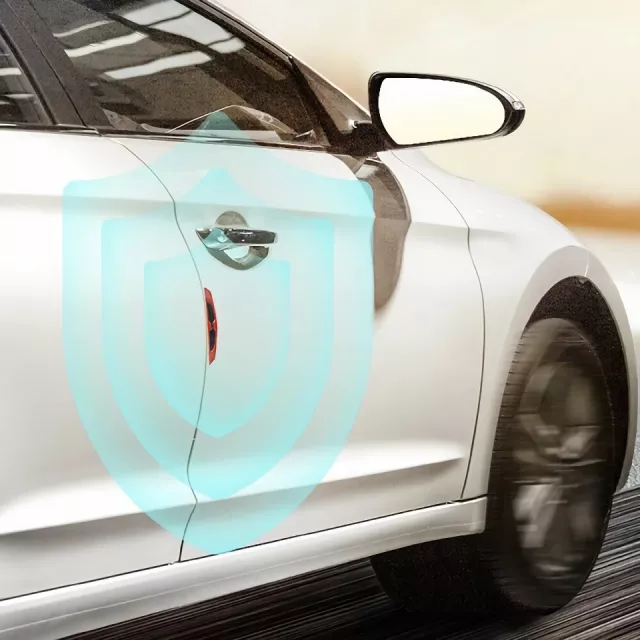 Reflective Car Door Edge Guard Stickers - 4Pc Anti-Collision Protection Strips - Image 5