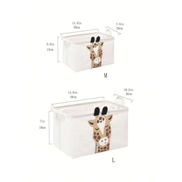 Cartoon Pattern Foldable Laundry Basket - Image 8