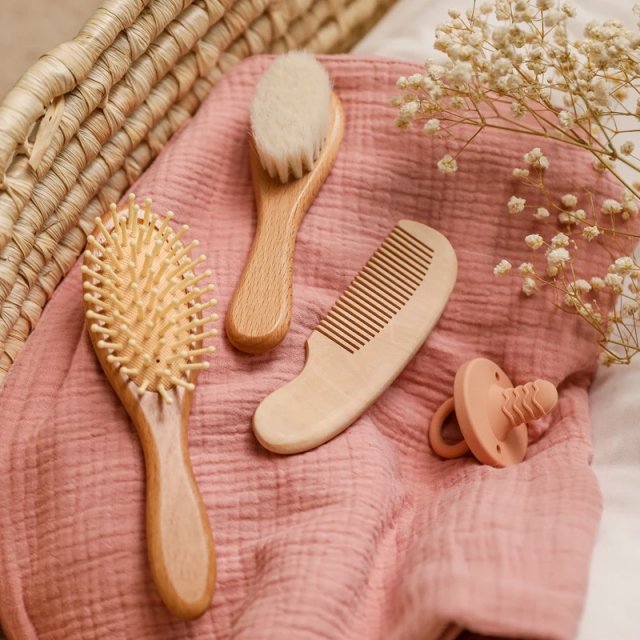 3-Piece Baby Hair Comb & Brush Set - Image 8