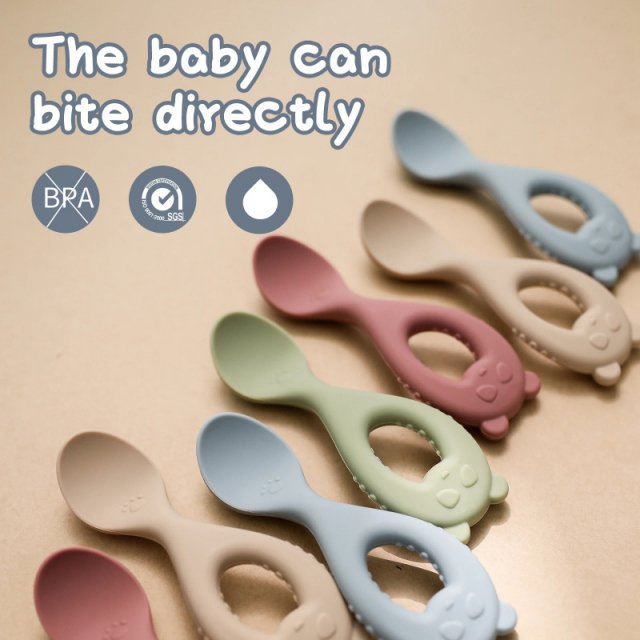 Silicone Baby Spoon for Easy Feeding - Image 2