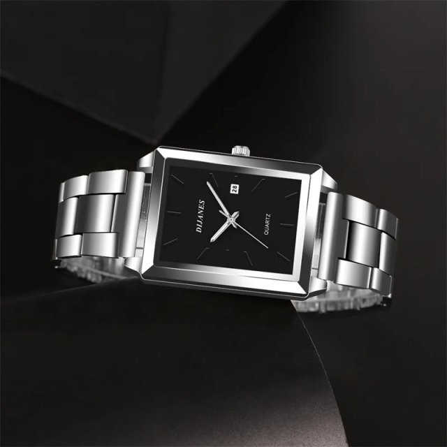 Luxury Stainless Steel Quartz Watch for Men - Image 4