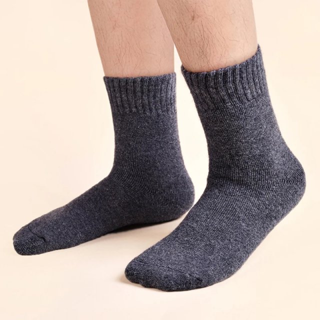 6 Pairs Super Thick Winter Wool Socks - Image 2