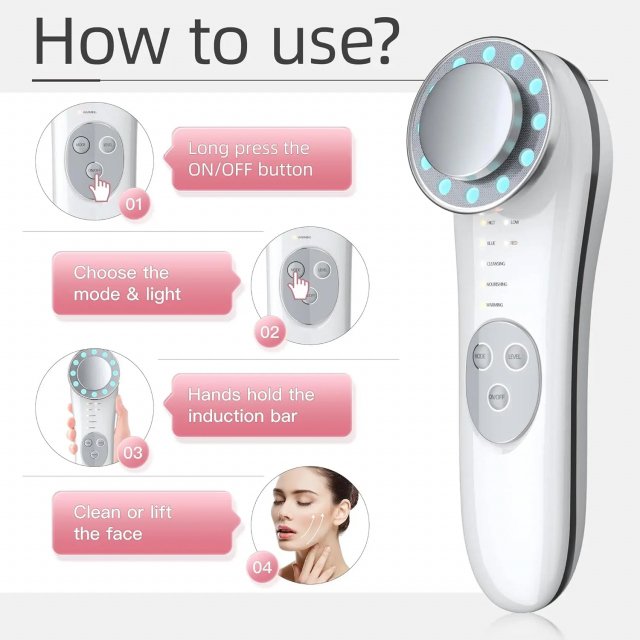 EMS Facial Massager Vibration V Line Face Lifting - Image 5