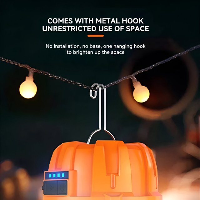 USB Rechargeable LED Camping Lantern with Built-in Battery - Image 6