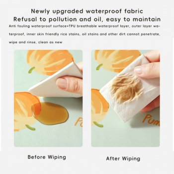 Waterproof Baby Bib with Food Pocket