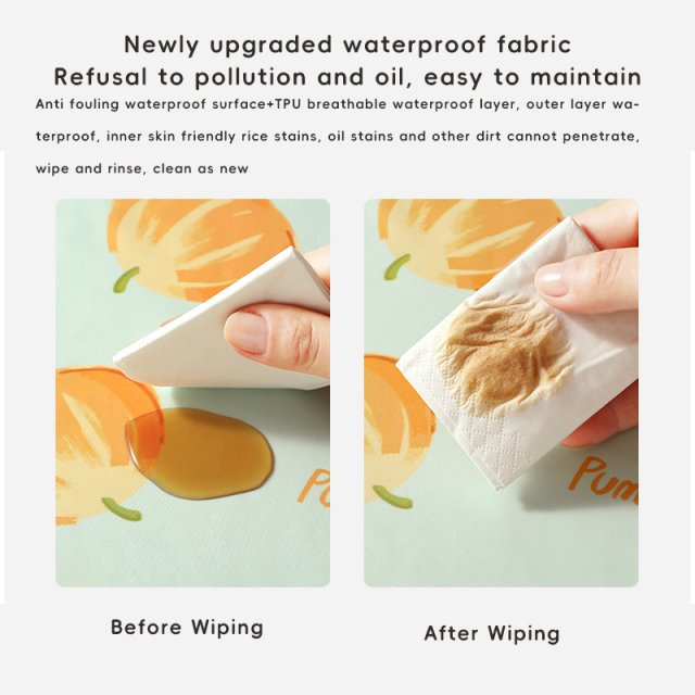 Waterproof Baby Bib with Food Pocket - Image 2