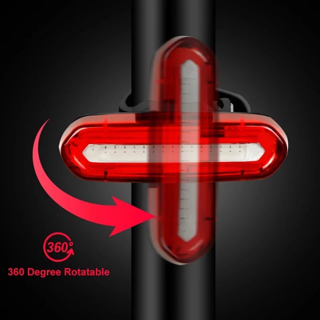 USB Rechargeable Night Cycling LED Tail Light - Image 4
