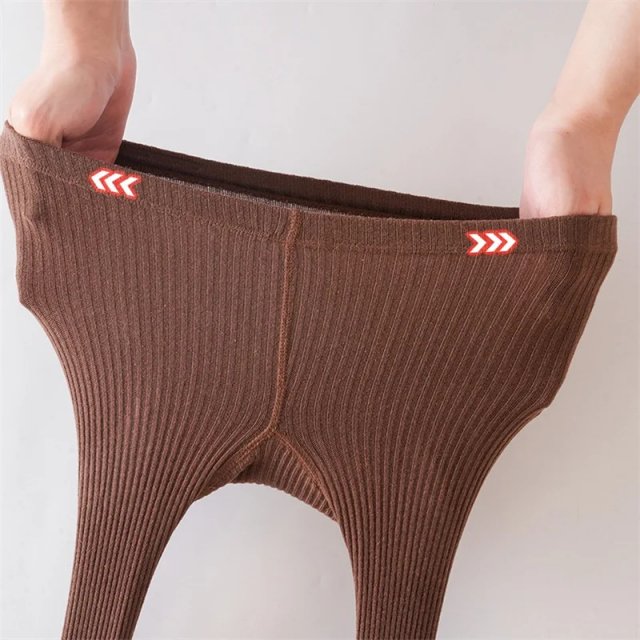 Adorable Girls' Cartoon Bear Tights for Toddlers and Kids - Image 3