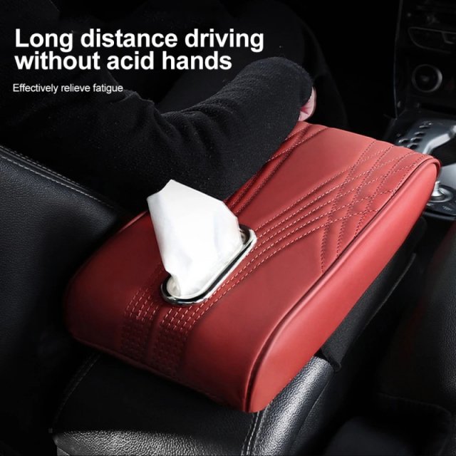 Universal Armrest Pad with Tissue Storage - Image 4