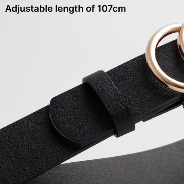 Stylish Minimalist Alloy Buckle Belt - Image 7