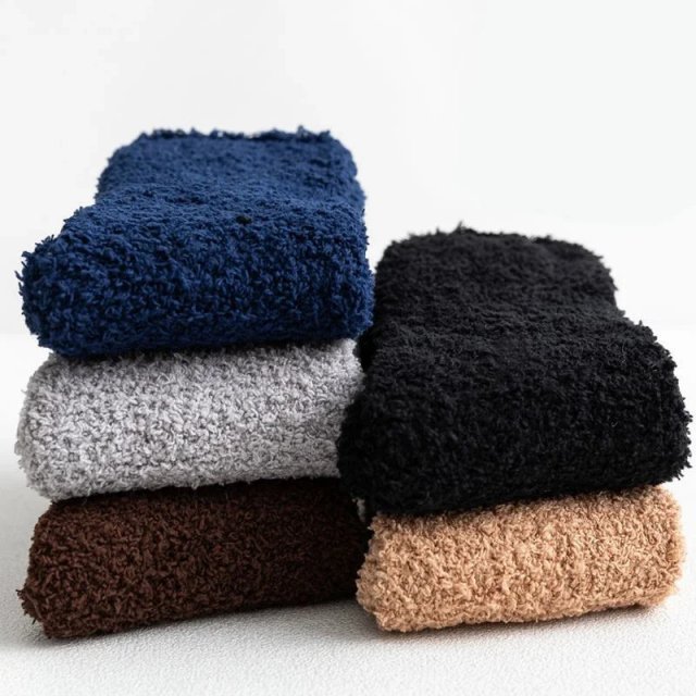 Cozy Men's Winter Thermal Fleece Socks - Image 6