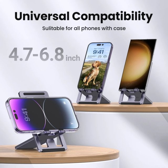 Adjustable Aluminum Desk Phone Stand - Image 2