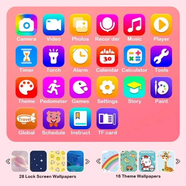 Pink Unicorn Kids Phone Toy - Image 5