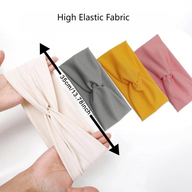 Elastic Twist Headband for Yoga, Workout, Running - Image 4