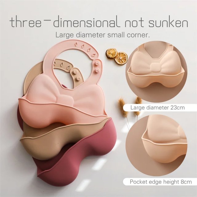 Silicone Baby Feeding Bibs - Image 3