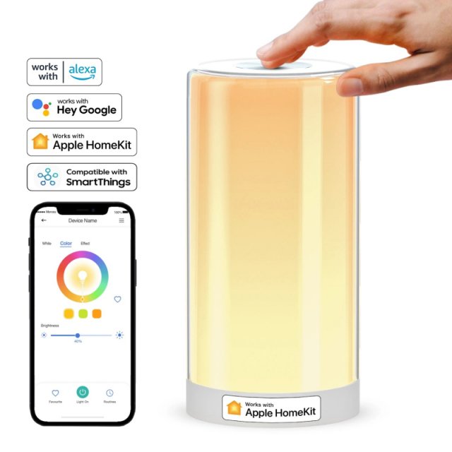 Smart Touch Table Lamp with RGBWW LED & Wi-Fi Control - Image 7