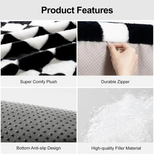 Cozy Washable Cat Couch Bed for Small Dogs and Cats - Image 5