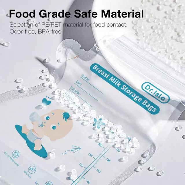 30Pcs Disposable 8oz Breast Milk Storage Bags - Image 7