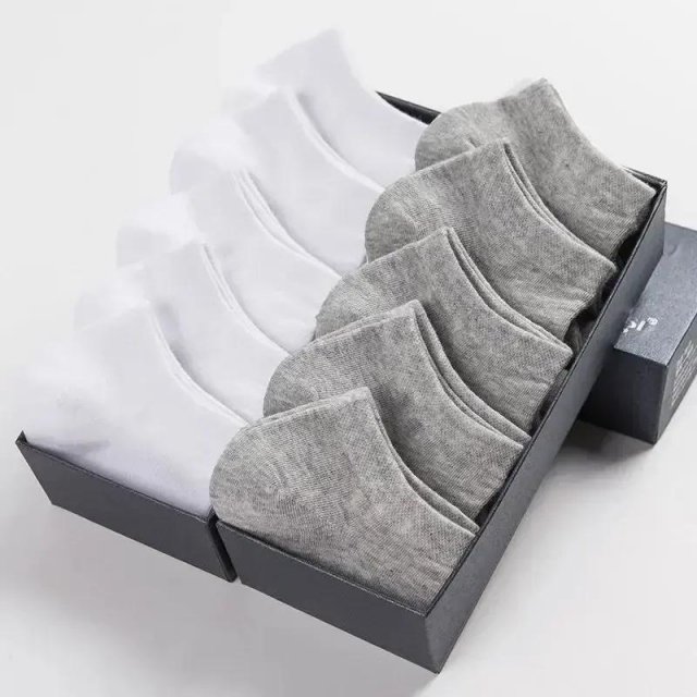 Breathable Ankle Socks - 5/10 Pairs Low-Cut Cotton Sport Socks - Image 5