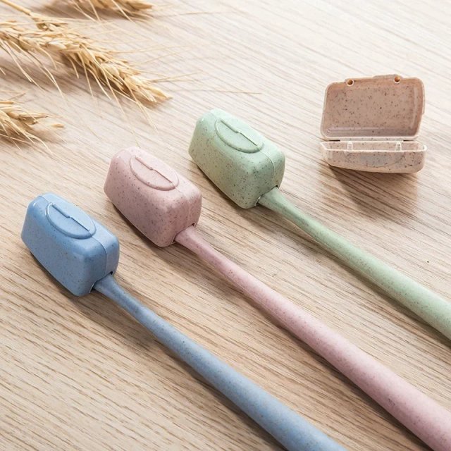 4-Piece Portable Toothbrush Cover Set - Image 4