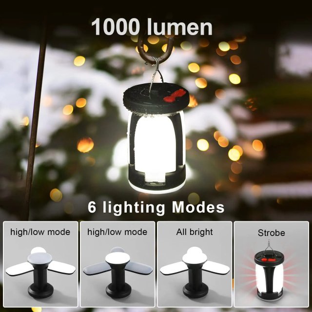 Rechargeable Solar LED Camping Lantern - Image 7