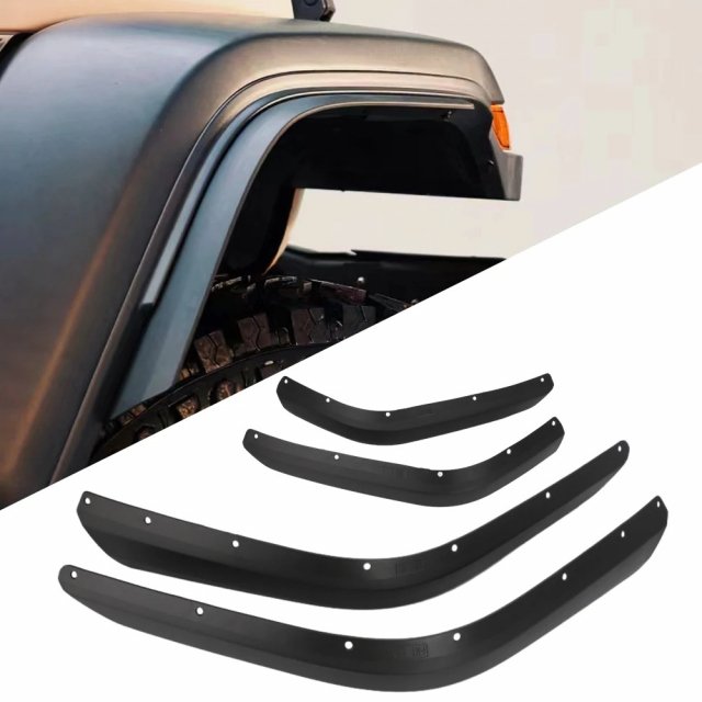 Front & Rear Mudguard Fender Set for Jeep Wrangler - Image 6
