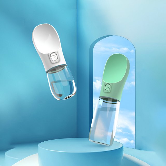 Portable Dog Water Bottle with Travel Bowl - Image 5