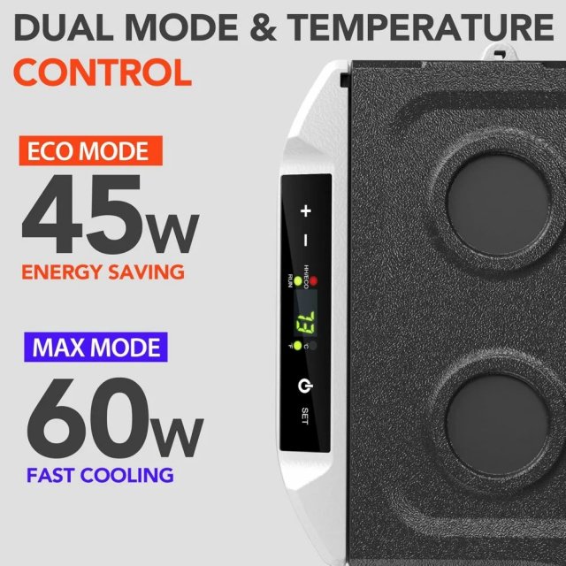 12V Car Refrigerator 32QT (30L) Portable Electric Cooler with Compressor - Image 4