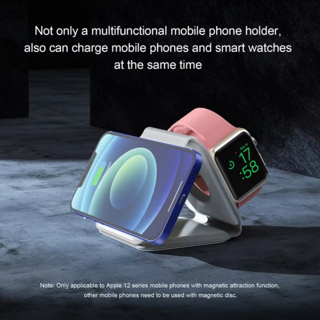 100W 3-in-1 Foldable Wireless Charger Pad - Image 3