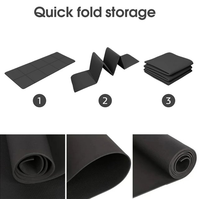 Anti-Skid 4mm Thick EVA Yoga Mat for Yoga - Image 3
