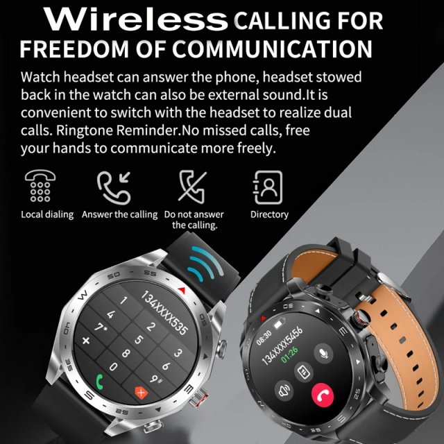 Smart Watch with Bluetooth Earbuds, 9D Sound, Health & Fitness Tracker for Men and Women - Image 6