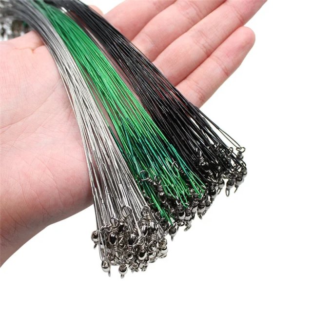 Aorace Anti-Bite Fishing Leader Steel Wire with Swivel - Image 3