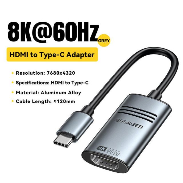 Essager HDMI to USB-C Adapter - Image 5