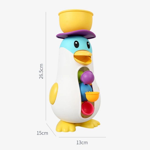 Penguin Windmill Water Sprinkling Bath Toy - Image 6