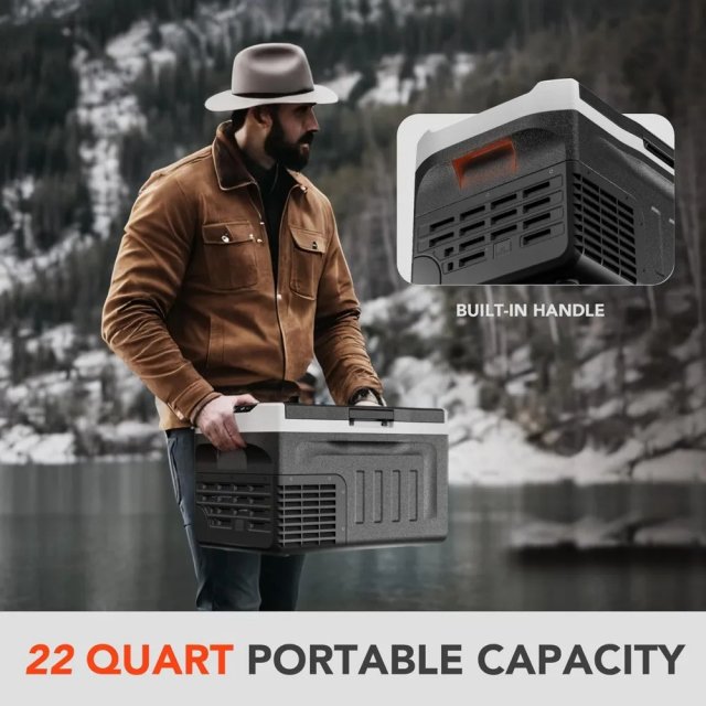 12V Car Refrigerator 32QT (30L) Portable Electric Cooler with Compressor - Image 6