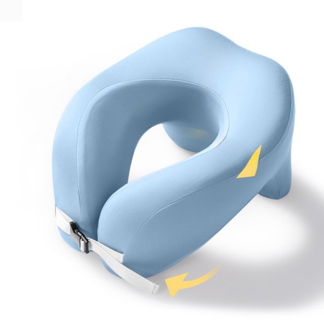 Adjustable Ergonomic Memory Foam U-Shaped Travel Pillow - Image 6