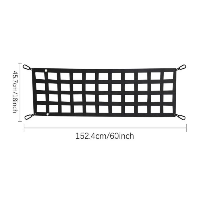 Heavy-Duty Truck Tailgate Cargo Net with UV Protection for Full-Size Trucks - Image 6