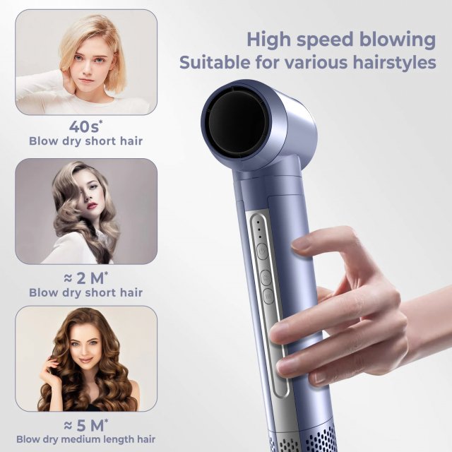 6-in-1 Detachable Hair Dryer Brush & Styling Tool – High-Speed Ionic Blow Dryer & Curle - Image 5