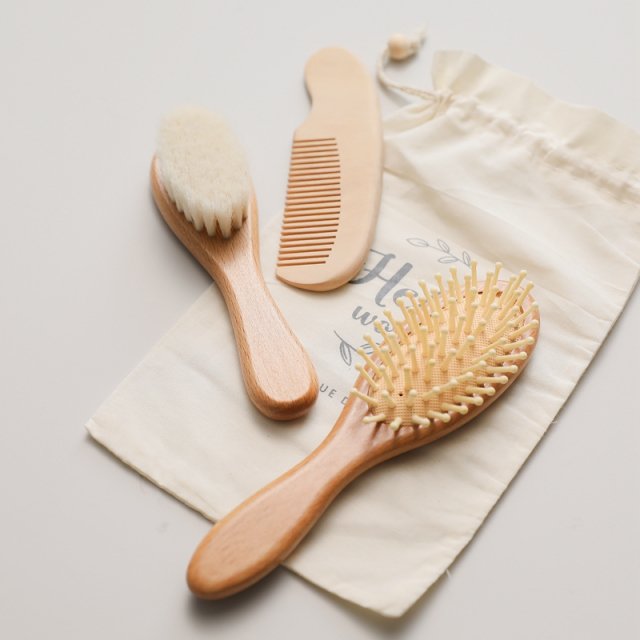 3-Piece Baby Hair Comb & Brush Set - Image 6