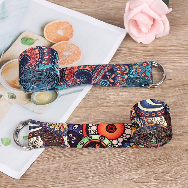 Adjustable D-Ring Yoga Stretch Strap - Image 5
