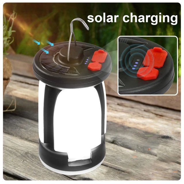 Rechargeable Solar LED Camping Lantern - Image 4