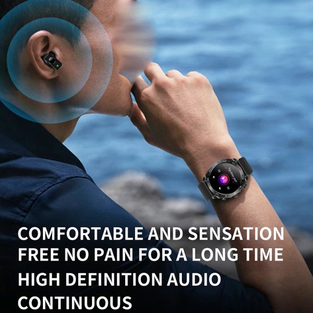 Smart Watch with Bluetooth Earbuds, 9D Sound, Health & Fitness Tracker for Men and Women - Image 8