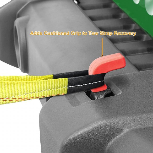Jeep Wrangler & Gladiator Front Bumper Tow Hook Cover - Image 3