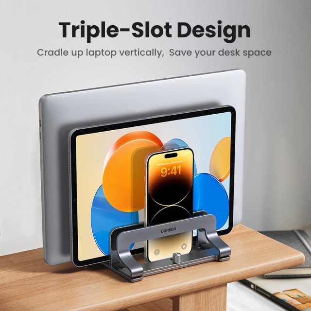 Premium Vertical Laptop Stand - Image 3