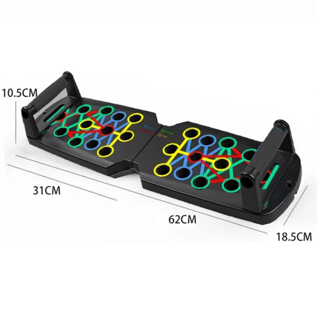 Foldable Multifunctional Push-Up Board Set with Handles - Image 5