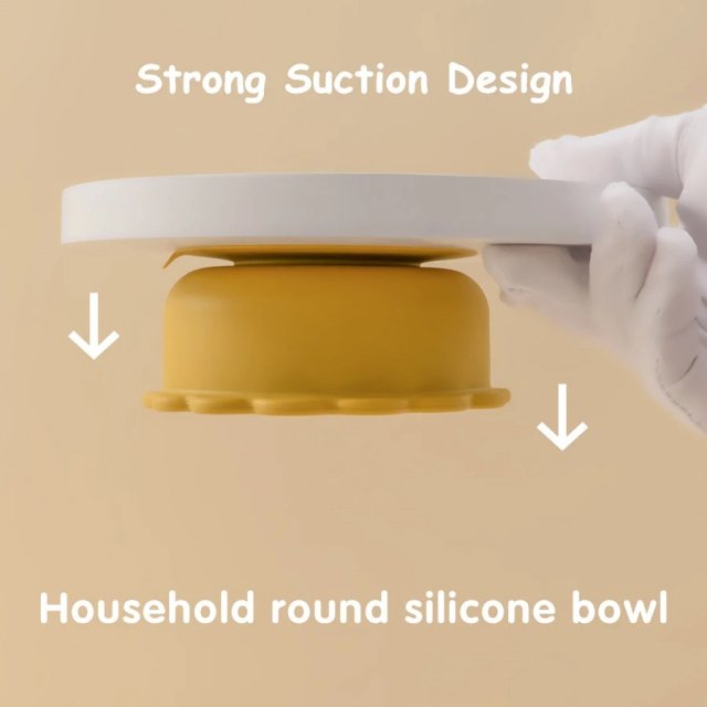 Baby Silicone Bowl with Lion Design - Image 4