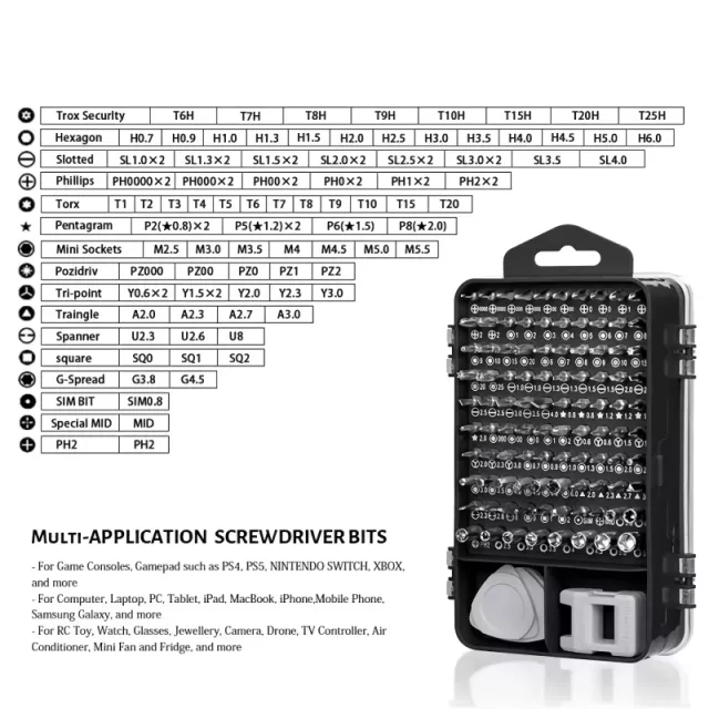 115-in-1 Precision Screwdriver Set - Image 6