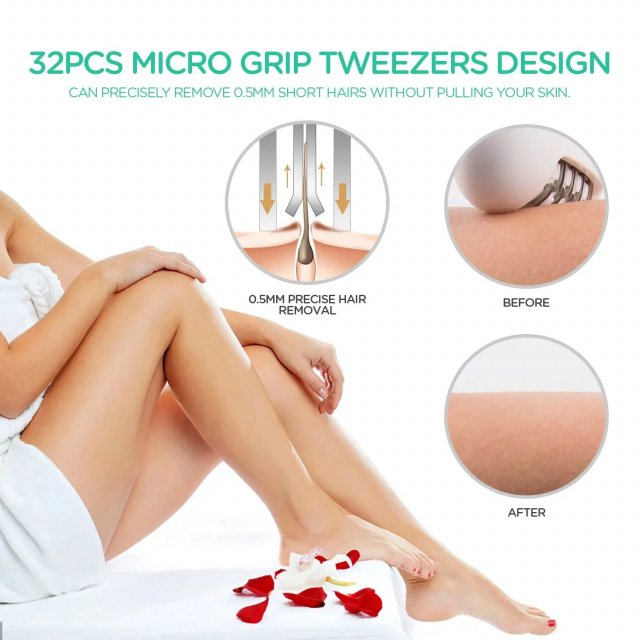 Rechargeable 3-in-1 Epilator & Callus Remover for Women - Image 4