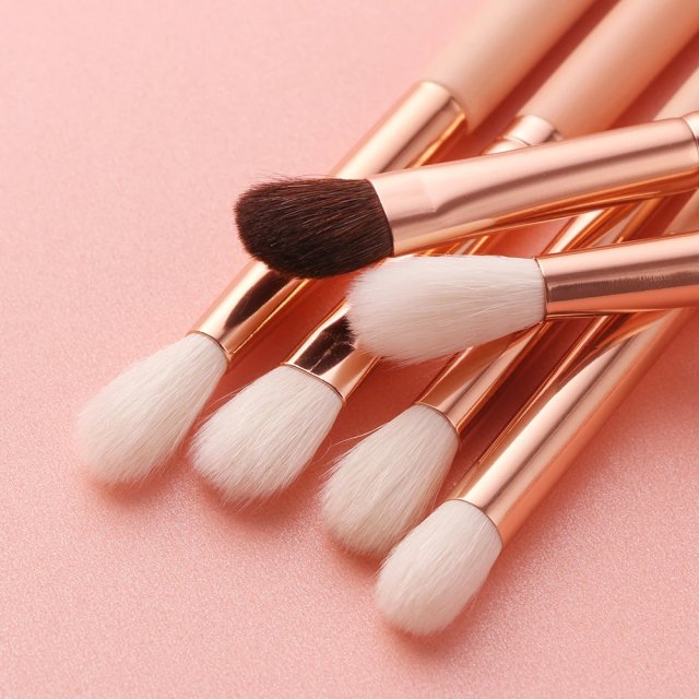 19pcs Pink Makeup Brush Set - Image 3
